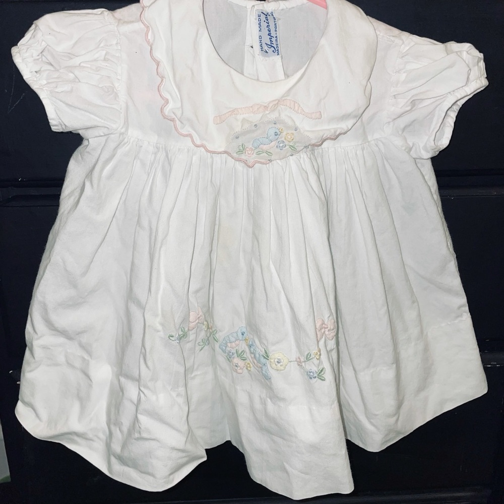 Bluebird Smocked Baby Dress